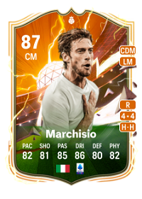 Claudio Marchisio UT Heroes 87 Overall Rating