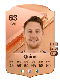 Stephen Quinn Rare 63 Overall Rating