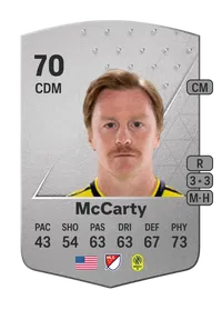 Dax McCarty Common 70 Overall Rating