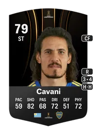 Edinson Cavani CONMEBOL Libertadores 79 Overall Rating