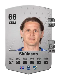 Ari Skúlason Common 66 Overall Rating