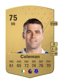 Séamus Coleman Common 75 Overall Rating