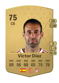 Víctor Díaz Common 75 Overall Rating