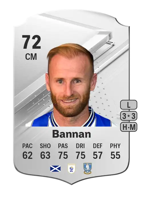 EA FC 24 Barry Bannan 72