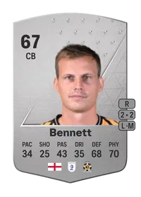 Ryan Bennett Common 67 Overall Rating