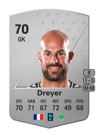 Matthieu Dreyer Common 70 Overall Rating