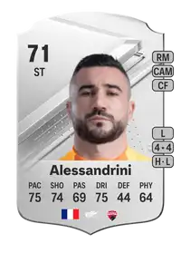 Romain Alessandrini Rare 71 Overall Rating