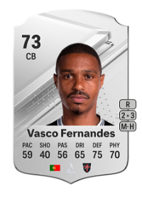 Vasco Fernandes Rare 73 Overall Rating