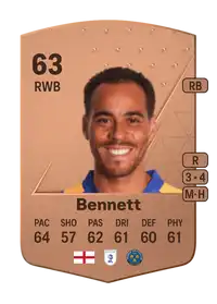 Elliott Bennett Common 63 Overall Rating