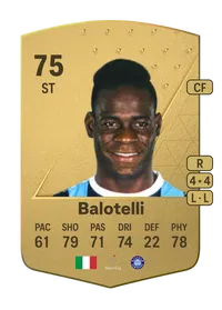 Mario Balotelli Common 75 Overall Rating