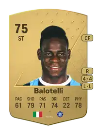 Mario Balotelli Common 75 Overall Rating