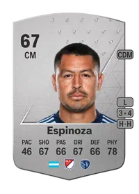 Roger Espinoza Common 67 Overall Rating