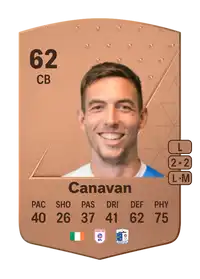 Niall Canavan Common 62 Overall Rating