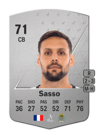 Vincent Sasso Common 71 Overall Rating