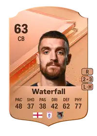 Luke Waterfall Rare 63 Overall Rating