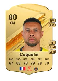 Francis Coquelin Rare 80 Overall Rating