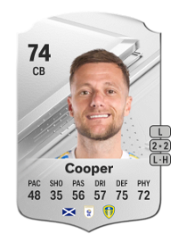 Liam Cooper Rare 74 Overall Rating