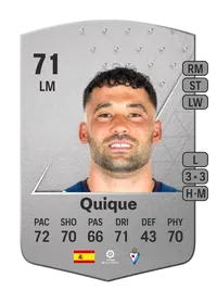 Quique Common 71 Overall Rating