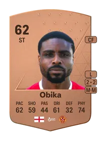 Jonathan Obika Common 62 Overall Rating