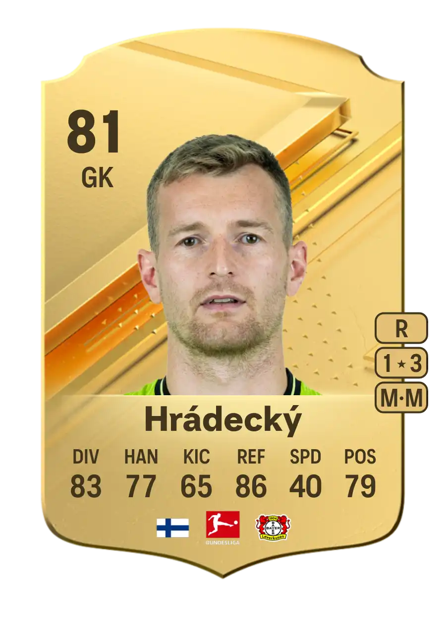 EA FC 24 Lukáš Hrádecký 81