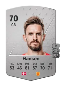 Kian Hansen Common 70 Overall Rating