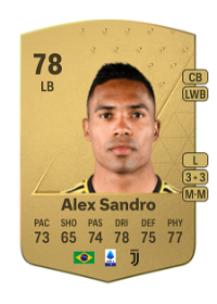 Alex Sandro Common 78 Overall Rating