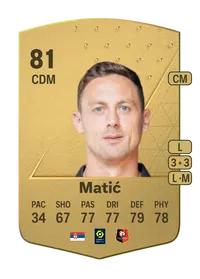 Nemanja Matić Common 81 Overall Rating