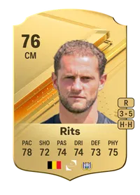 Mats Rits Rare 76 Overall Rating