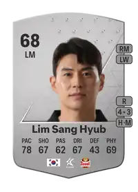 Lim Sang Hyub Common 68 Overall Rating