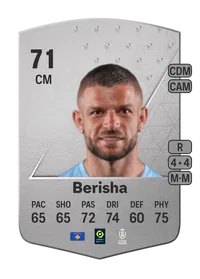 Valon Berisha Common 71 Overall Rating