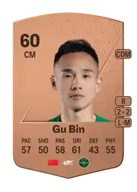 Gu Bin Common 60 Overall Rating