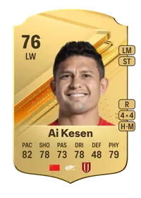 Ai Kesen Rare 76 Overall Rating