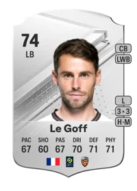 Vincent Le Goff Rare 74 Overall Rating