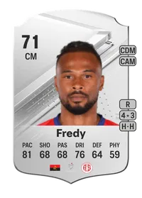 Fredy Rare 71 Overall Rating