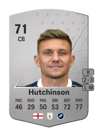 Shaun Hutchinson Common 71 Overall Rating