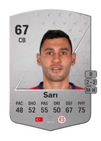 Veysel Sarı Common 67 Overall Rating