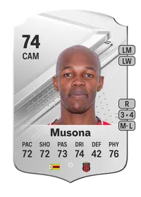 Knowledge Musona Rare 74 Overall Rating