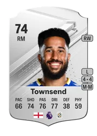 Andros Townsend Rare 74 Overall Rating