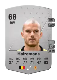 Geoffry Hairemans Common 68 Overall Rating