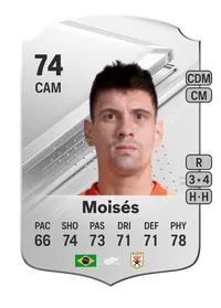 Moisés Rare 74 Overall Rating