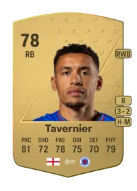 James Tavernier Common 78 Overall Rating