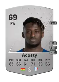 Boadu Maxwell Acosty Common 69 Overall Rating