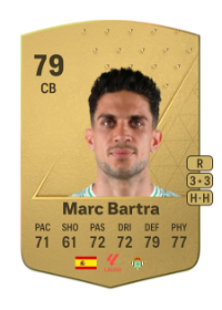 Marc Bartra Common 79 Overall Rating