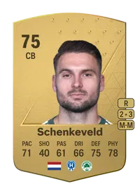 Bart Schenkeveld Common 75 Overall Rating