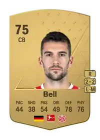 Stefan Bell Common 75 Overall Rating