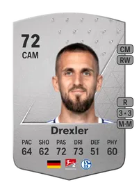 Dominick Drexler Common 72 Overall Rating