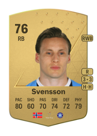 Jonas Svensson Common 76 Overall Rating