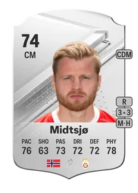 Fredrik Midtsjø Rare 74 Overall Rating