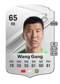 Wang Gang Rare 65 Overall Rating