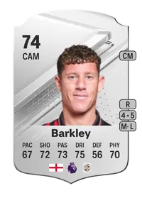 Ross Barkley Rare 74 Overall Rating